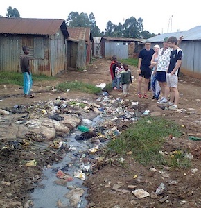 open drains in Ngando